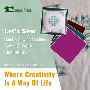 Create Your Own Embroidered Cutwork Cushion Cover